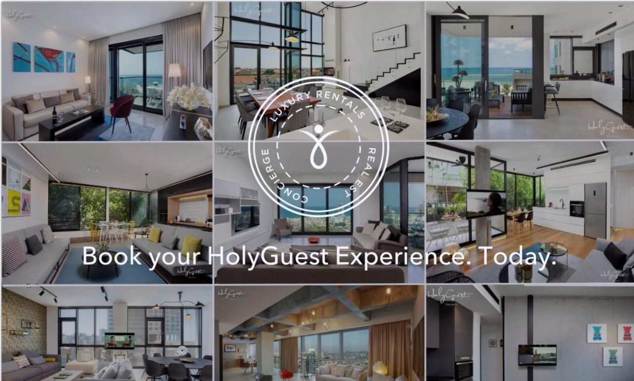 Spacious 3Br Penthouse With Jacuzzi On Rosthchild By Holyguest Tel Aviv Exterior foto