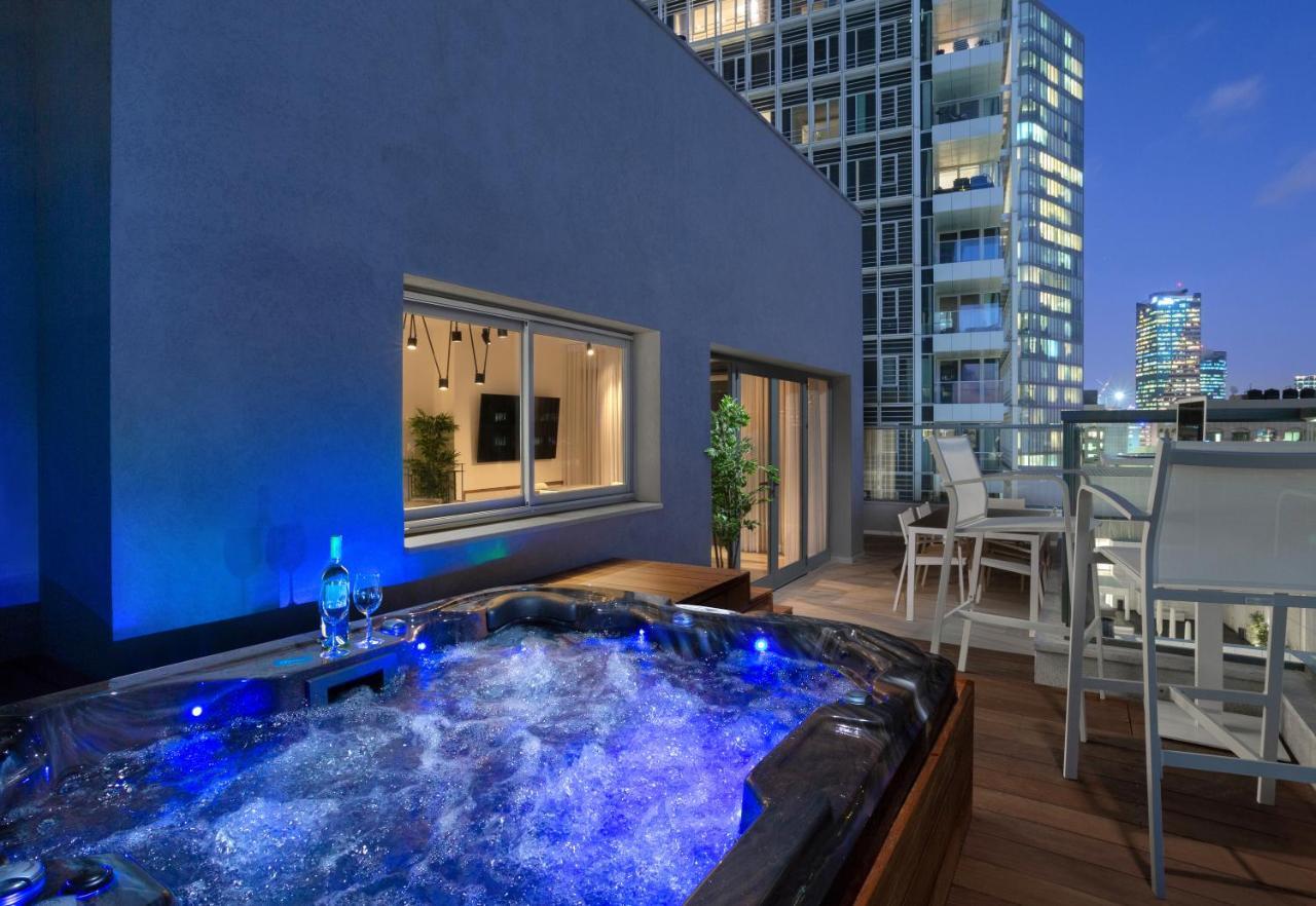 Spacious 3Br Penthouse With Jacuzzi On Rosthchild By Holyguest Tel Aviv Exterior foto